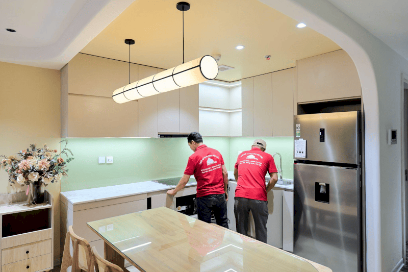 Nội thất sẽ được đội ngũ của HomeMe thiết kế và lắp đặt trực tiếp 