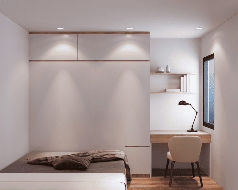 Chung cư mini phong cách Wabi Sabi tối ưu diện tích 