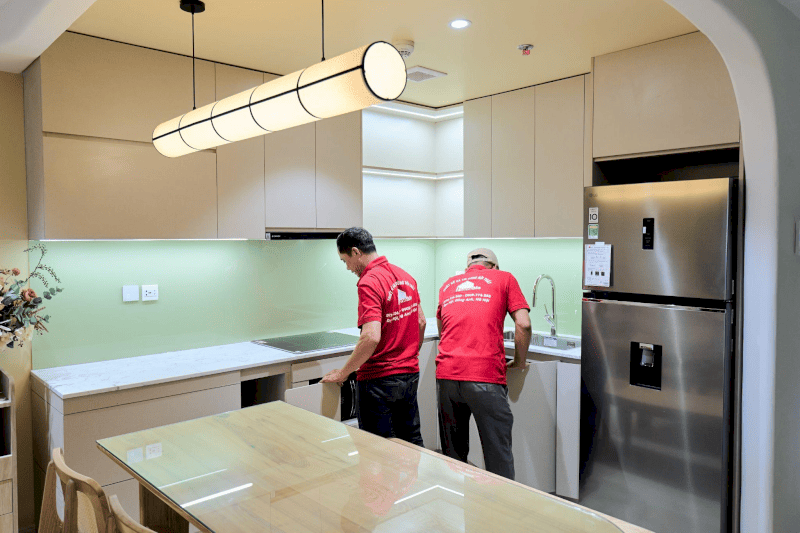 Chi phí thi công nội thất nhà bếp HomeMe sẽ được tính toán dựa trên nhiều yếu tố 