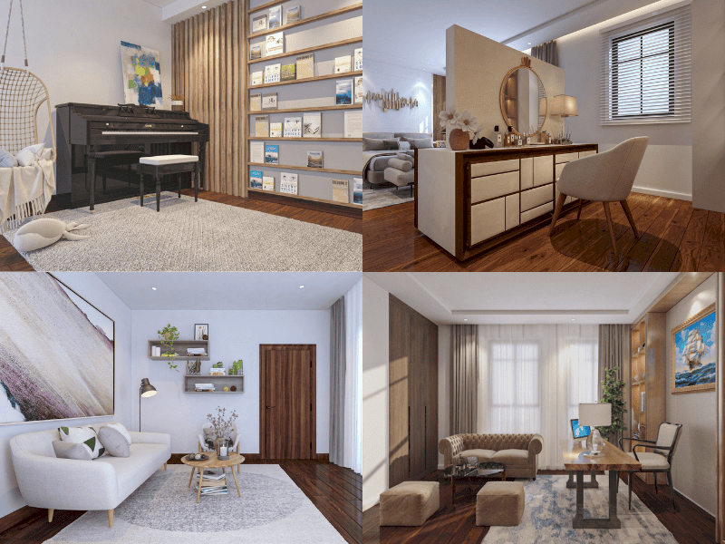 Thiết kế nội thất nhà phố The Manor theo phong cách hiện đại