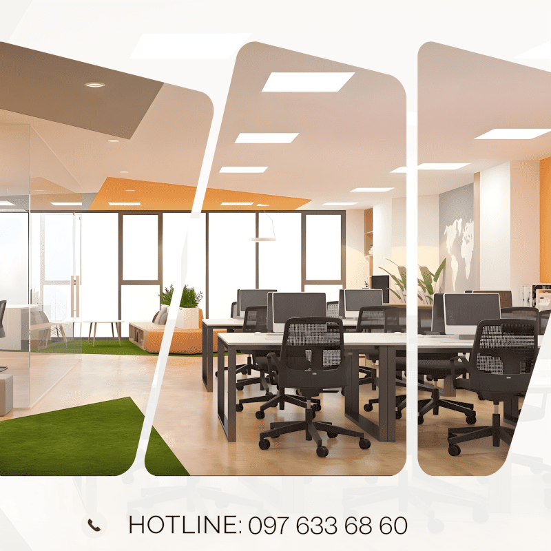 HomeMe nhận thiết kế nội thất văn phòng trọn gói, tối ưu chi phí  