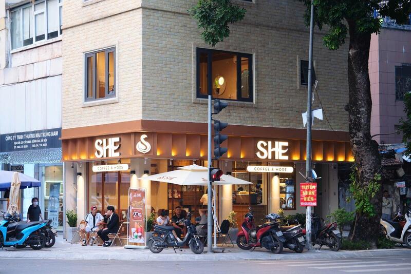 Thi công nội thất quán cafe HomeMe bàn giao thực tế 