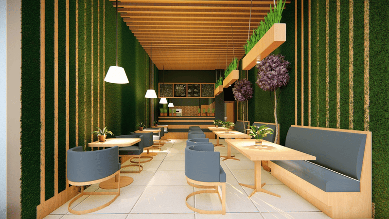Thi công nội thất quán cafe HomeMe trọn gói, đồng hành đến khi bàn giao công trình 