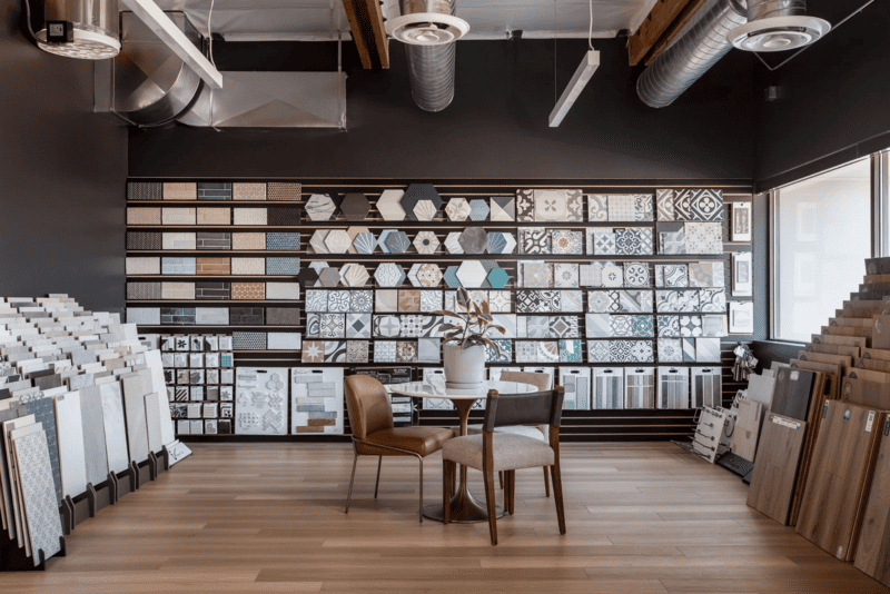 Bảng giá thi công nội thất showroom được kê khai dựa trên nhiều yếu tố 