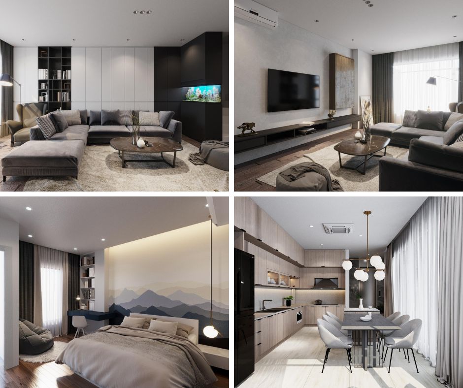 Thi công nội thất nhà phố HomeMe tại Thụy Khuê