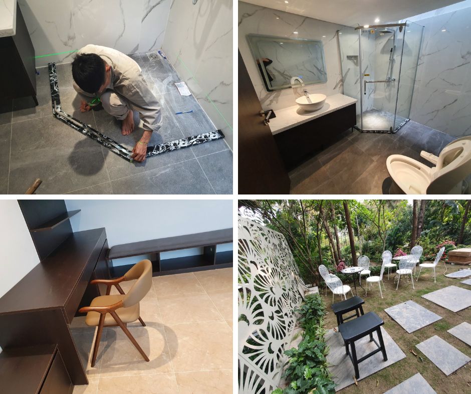 Thi công nội thất biệt thự HomeMe tại Flamingo Đại Lải phong cách hiện đại