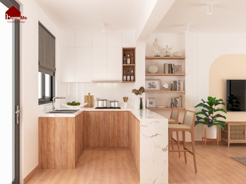 Chi phí thi công nội thất gỗ công nghiệp HomeMe phụ thuộc vào nhiều yếu tố