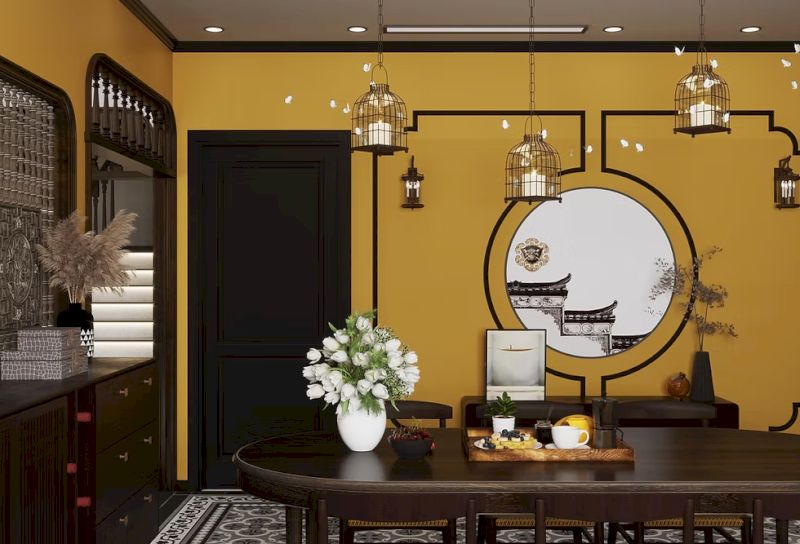 Nội thất Indochine thường mang nét hoài cổ đặc trưng 