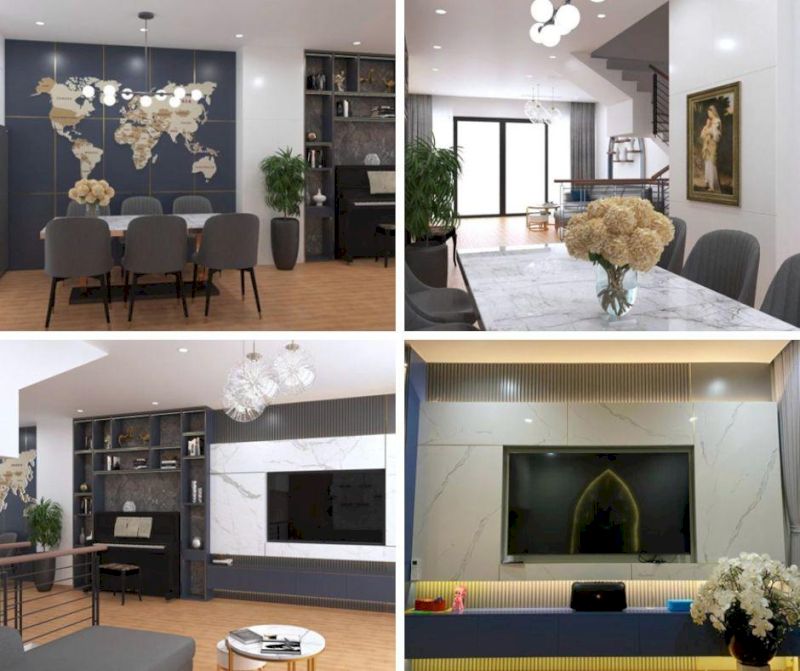 Thiết kế nội thất biệt thự HomeMe dự án The Manor Central Park phong cách cao cấp