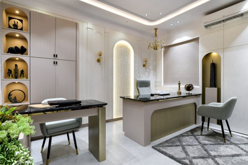 Thiết kế văn phòng bất động sản phong cách Tân cổ điển