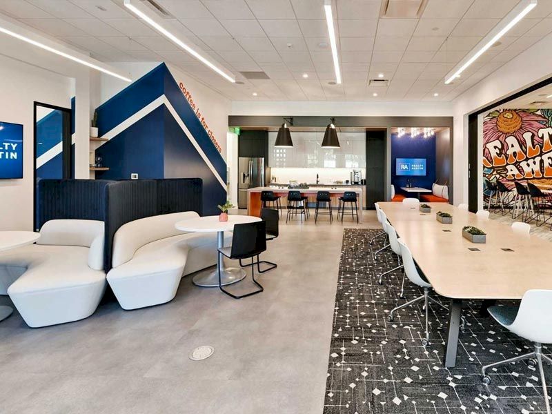 Thiết kế văn phòng bất động sản phong cách đương đại