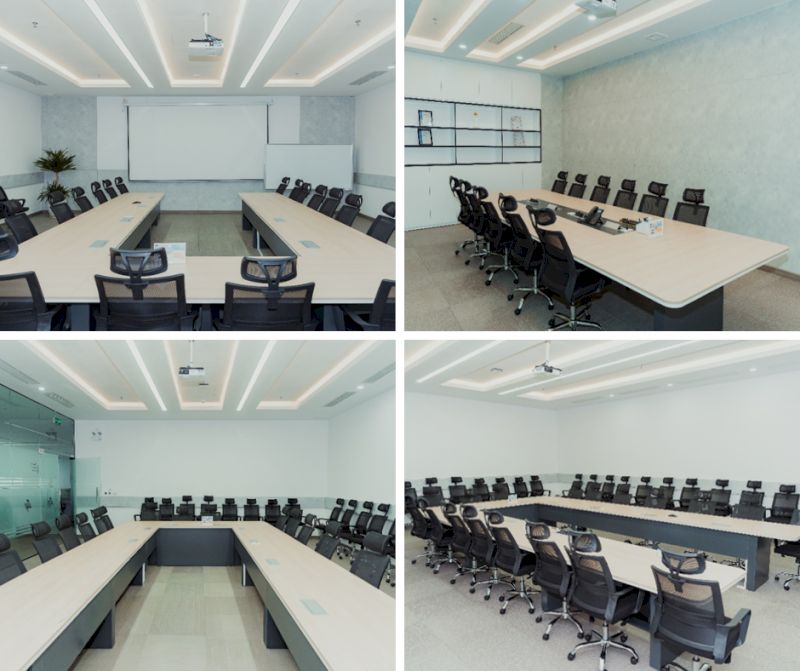 Văn phòng lô F4C2 khu công nghiệp Thăng Long 3 phong cách tối giản