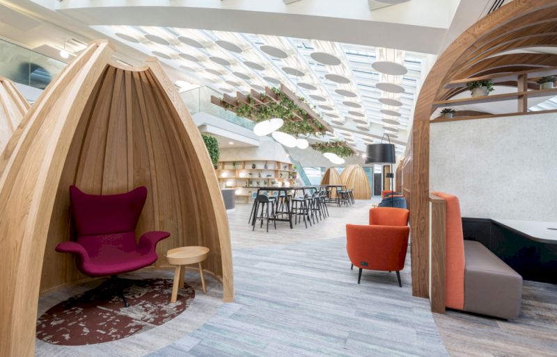 Xu hướng thiết kế tập trung vào việc đem lại sự thoải mái tối đa cho nhân viên 