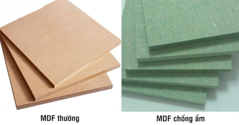 Gỗ MDF với bề mặt phẳng, dễ sơn phủ, phù hợp nội thất hiện đại