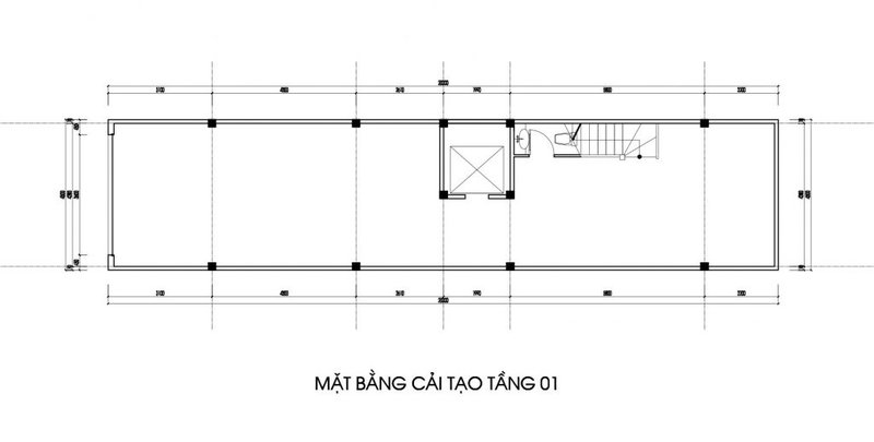 Mẫu bản vẽ mặt bằng cải tạo