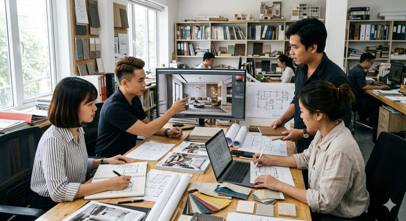 Tổng hợp kinh nghiệm học thiết kế nội thất từ con số 0 đến chuyên nghiệp