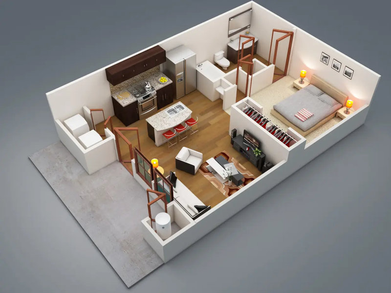 Phòng ngủ cần đặt ở vị trí hợp lý trong ngôi nhà